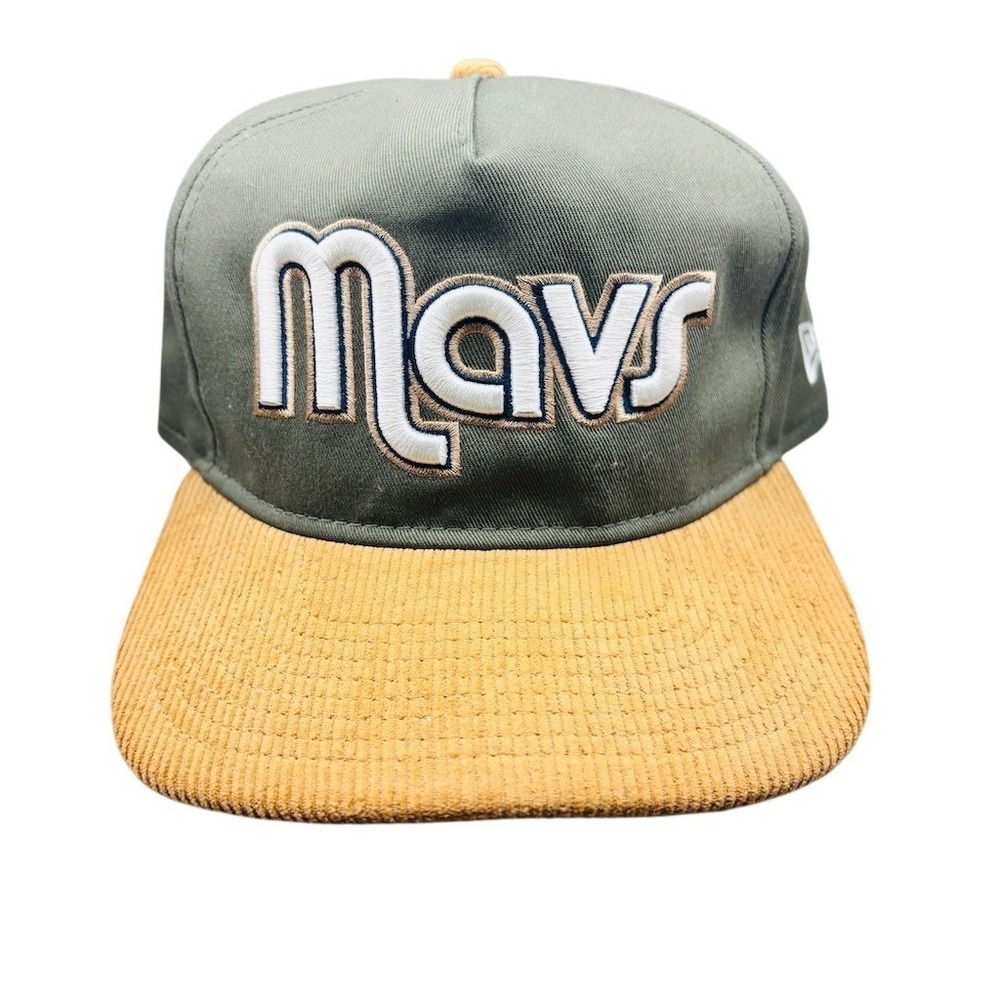 New Era Dallas Mavericks Hat One Size Olive Green Snapback Unisex Adult‎ Golfer